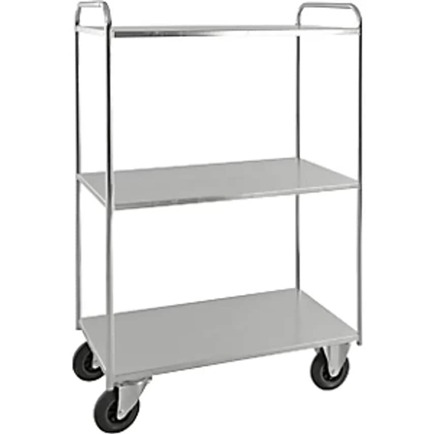 Shop KONGA KM41 Shelf Truck 3 Shelves With Raised Edges Zinc Plated