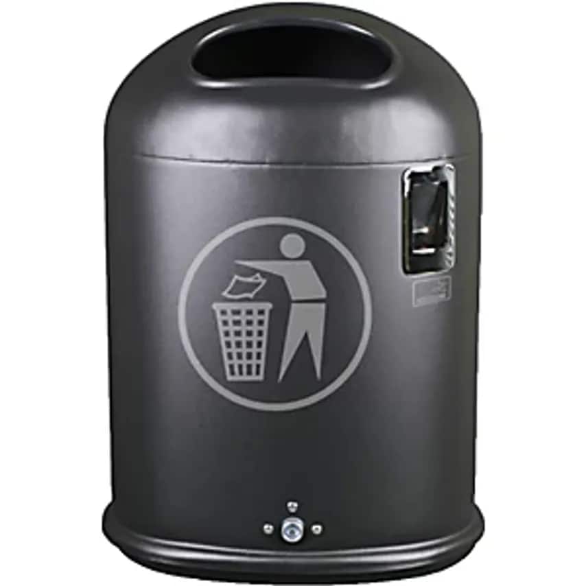 RENNER Waste Collector For Outdoor Areas, Capacity 45 L, WxHxD 425 X 590 X 330mm