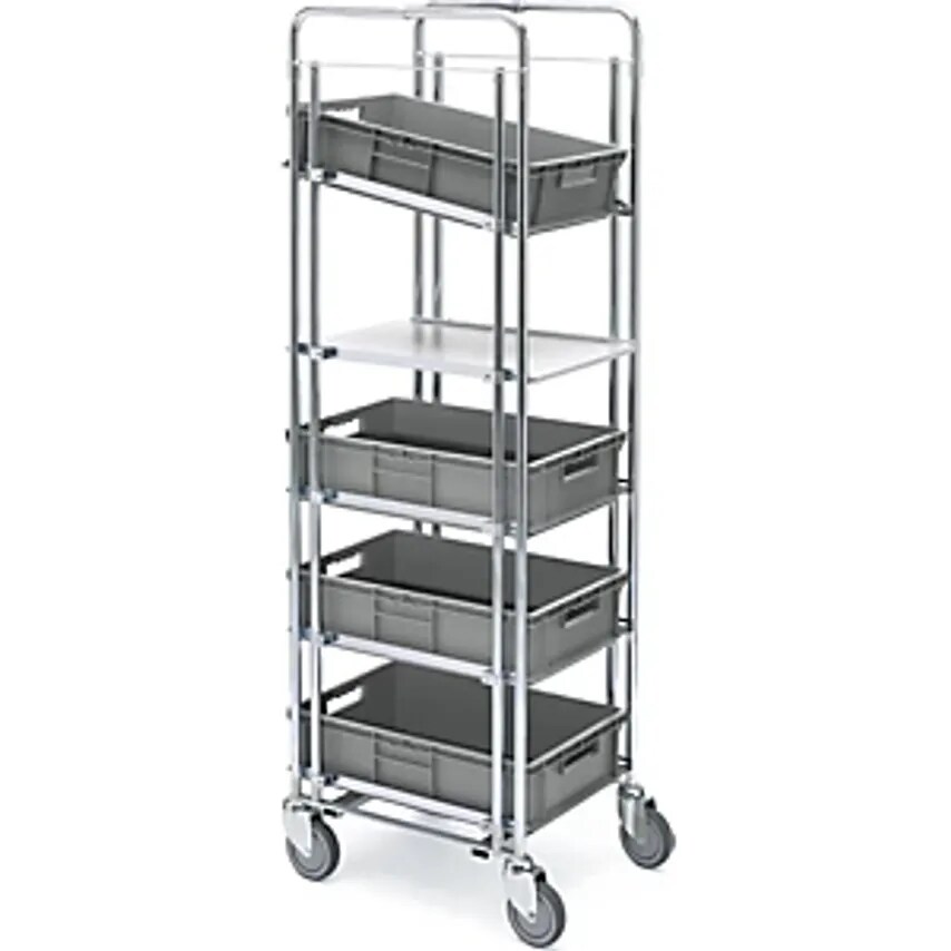 Helge Nyberg Shelf Truck For FLEX Boxes, LxWxH 670 X 463 X 1785mm, Ma- you get 5