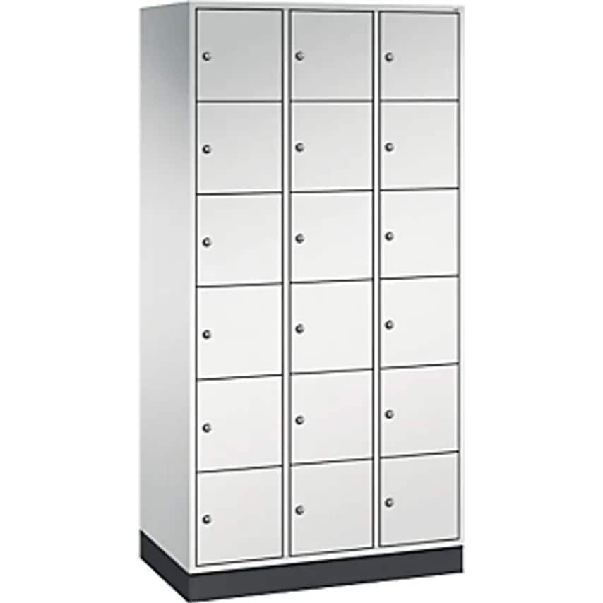 C&P INTRO Steel Compartment Locker - Height 285mm - WxD 920 X 500mm, 18 Compartm