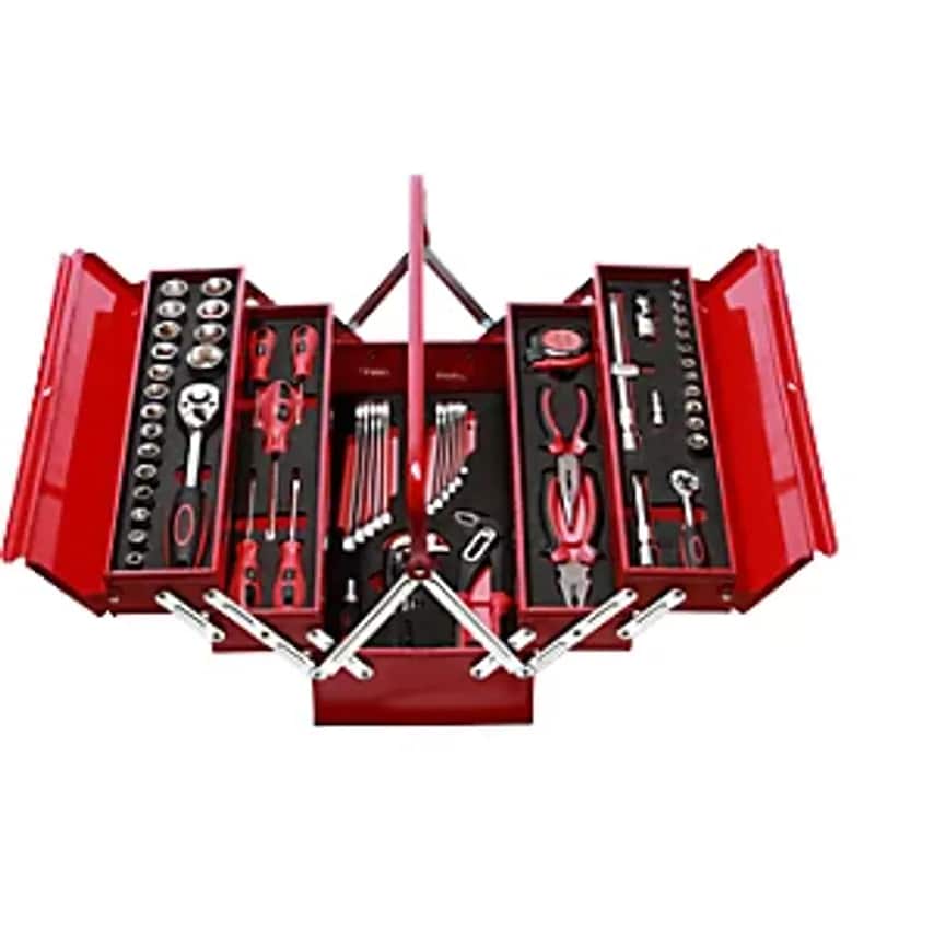 SIMON, EVERS & CO. GMBH Tool Case Incl. Tools, 86 Parts - Securely Stored In Har