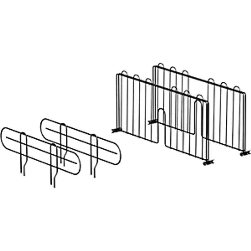 SIMON, EVERS & CO. GMBH Set Of Shelf Dividers And Lateral Stops, For Depth 460mm