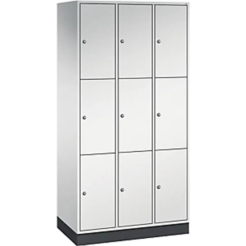 C&P INTRO Steel Compartment Locker - Height 580mm - WxD 920 X 500mm, 9 Compartme