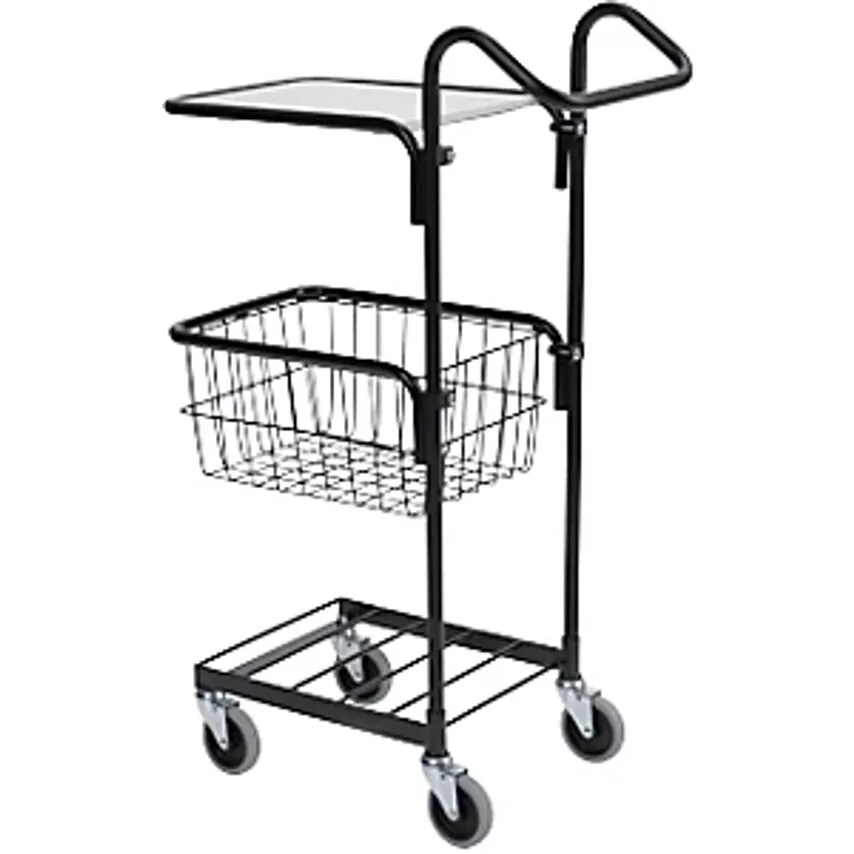 Helge Nyberg KOMPAKT Retail Bin, 1 Shelf, 1 Basket, Black Frame- you get 5