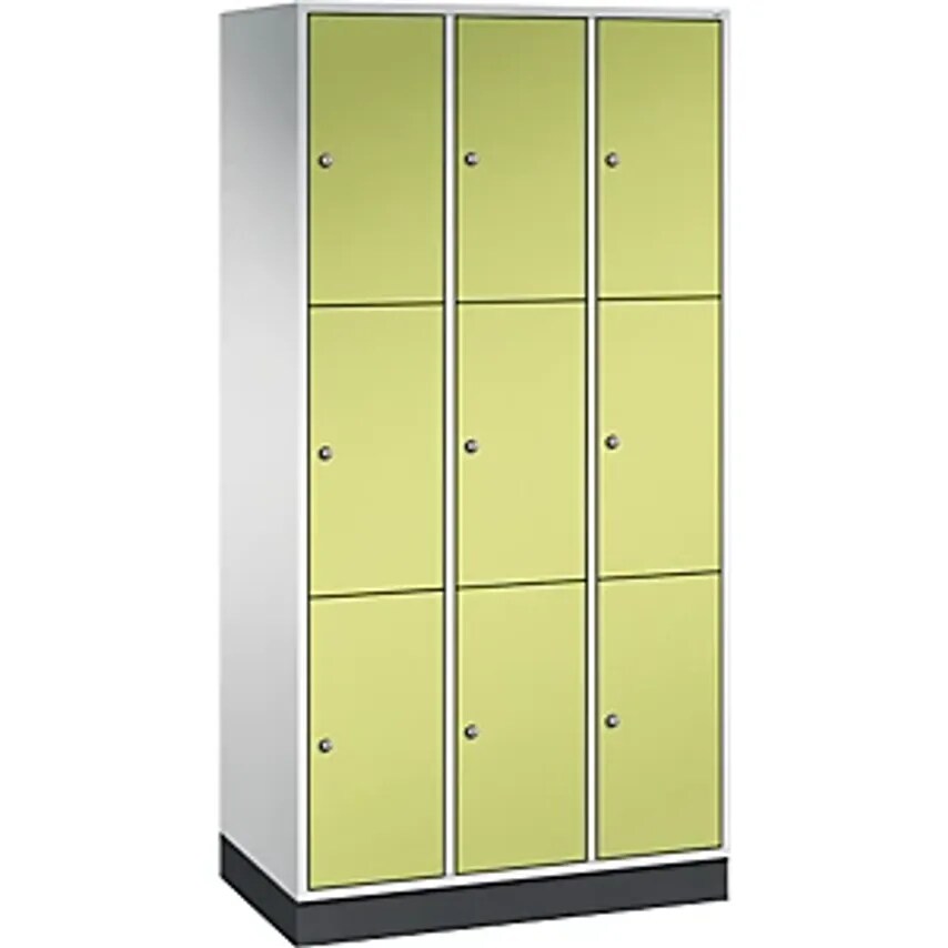 C&P INTRO Steel Compartment Locker - Height 580mm - WxD 920 X 500mm, 9 Compartme