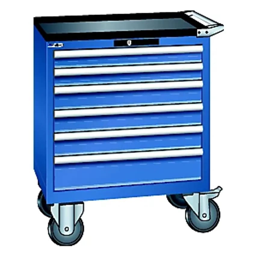 Lista Drawer Cupboard - Mobile - WxDxH 717 X 572 X 962mm, Drawers 2 X 75/3 X 100