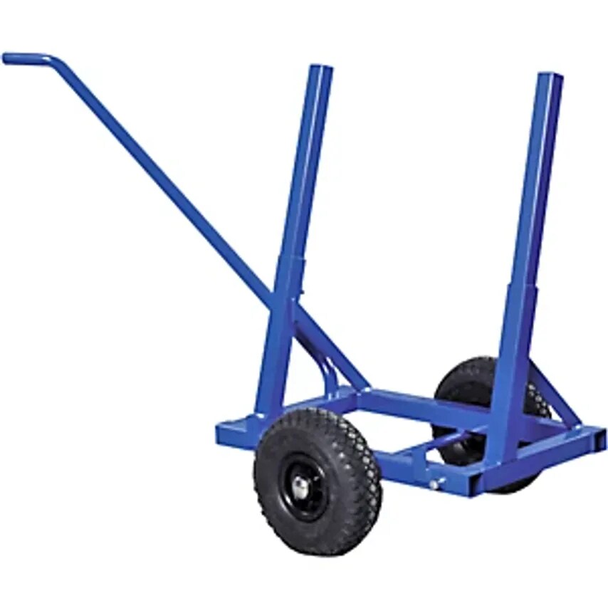 KONGA Panel Trolley With Push Handle, LxWxH 1600 X 600 X 800mm, Pneum- you get 5