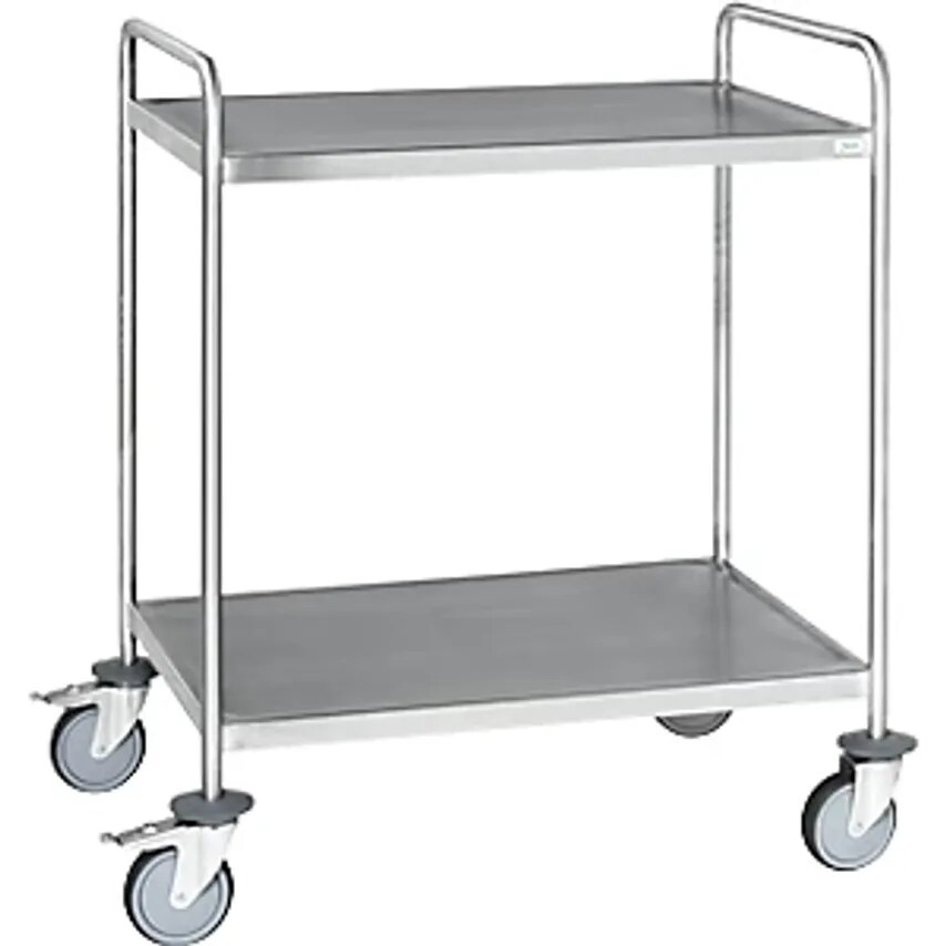 KONGA Stainless Steel Shelf Truck, Welded, LxWxH 825 X 575 X 1010mm, - you get 2