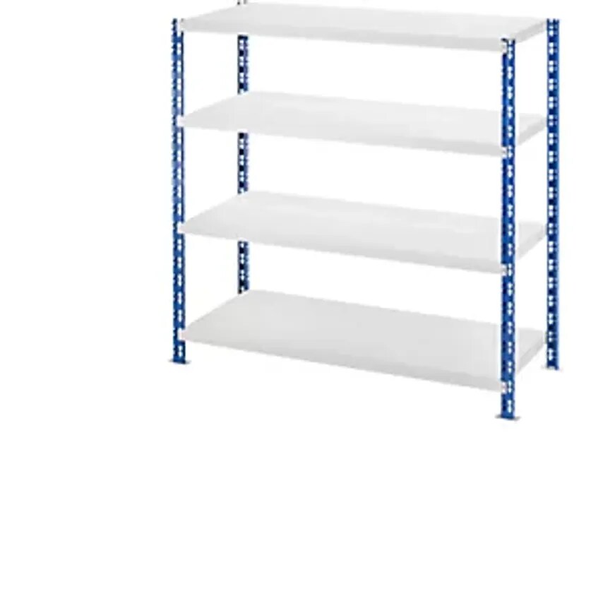 EUROKRAFTpro Wide Span Boltless Shelf Unit With Sheet Steel Shelves - Depth 700m