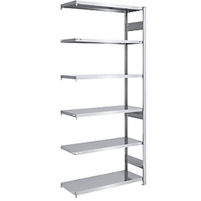 HOFE Heavy Duty Boltless Shelving Unit - Zinc Plated - Double Sided, Height 2500