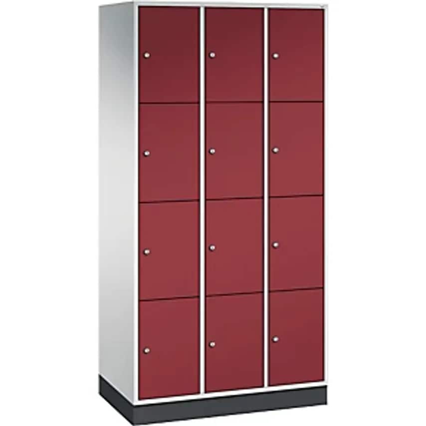 C&P INTRO Steel Compartment Locker - Height 435mm - WxD 920 X 500mm, 12 Compartm