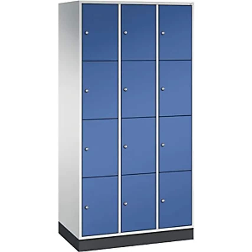 C&P INTRO Steel Compartment Locker - Height 435mm - WxD 920 X 500mm, 12 Compartm