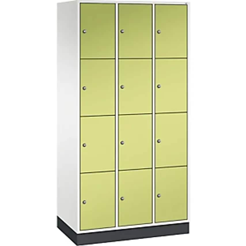 C&P INTRO Steel Compartment Locker - Height 435mm - WxD 920 X 500mm, 12 Compartm