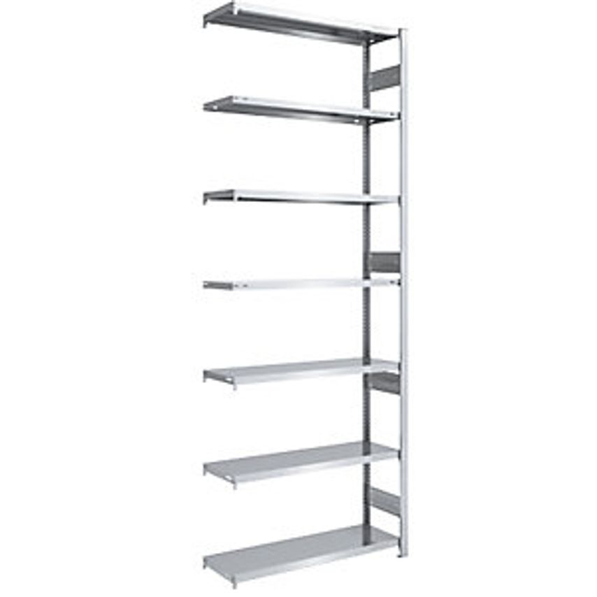 HOFE Heavy Duty Boltless Shelving Unit - Zinc Plated - Double Sided, Height 3000