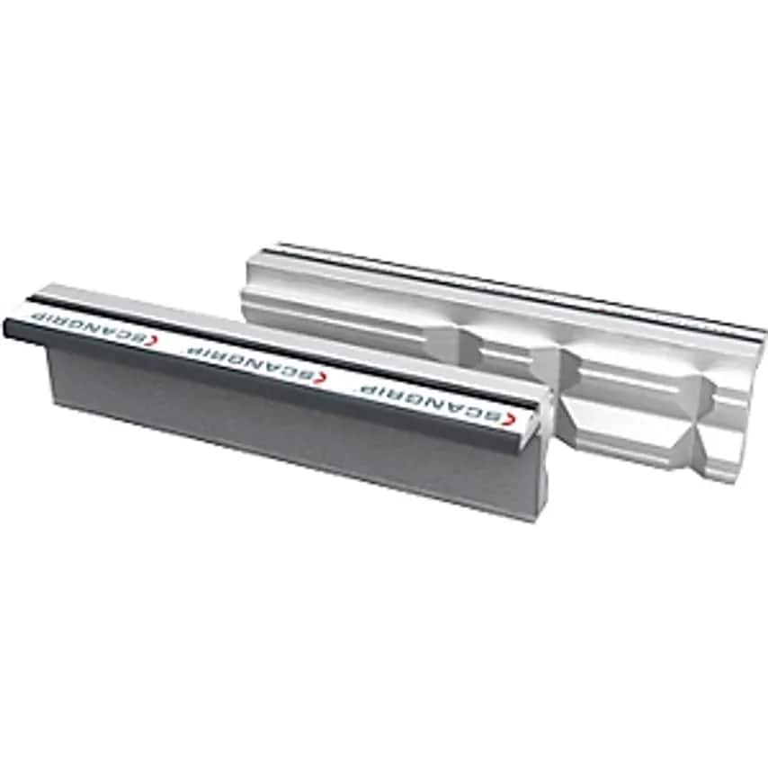 Kiesel GmbH Prism Magnet Vice Jaws, Aluminium, 1 Pair, Jaw Width 180mm