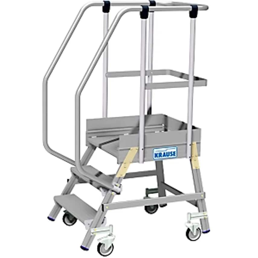 KRAUSE-WERK GMBH & CO. KG Mobile Safety Steps, Single Sided Access, F- you get 2