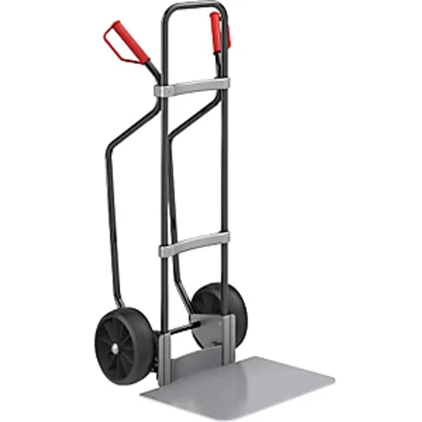 EUROKRAFTpro Sack Truck With Runners - Black - Footplate WxD 450 X 50- you get 2