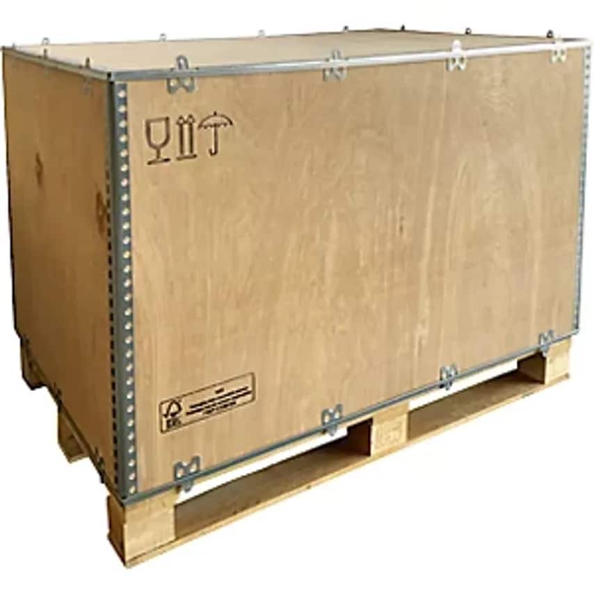 DURBIANO SRL Wooden Folding Box, With 2-way and 4-way Runners, LxWxH 1180 X 780