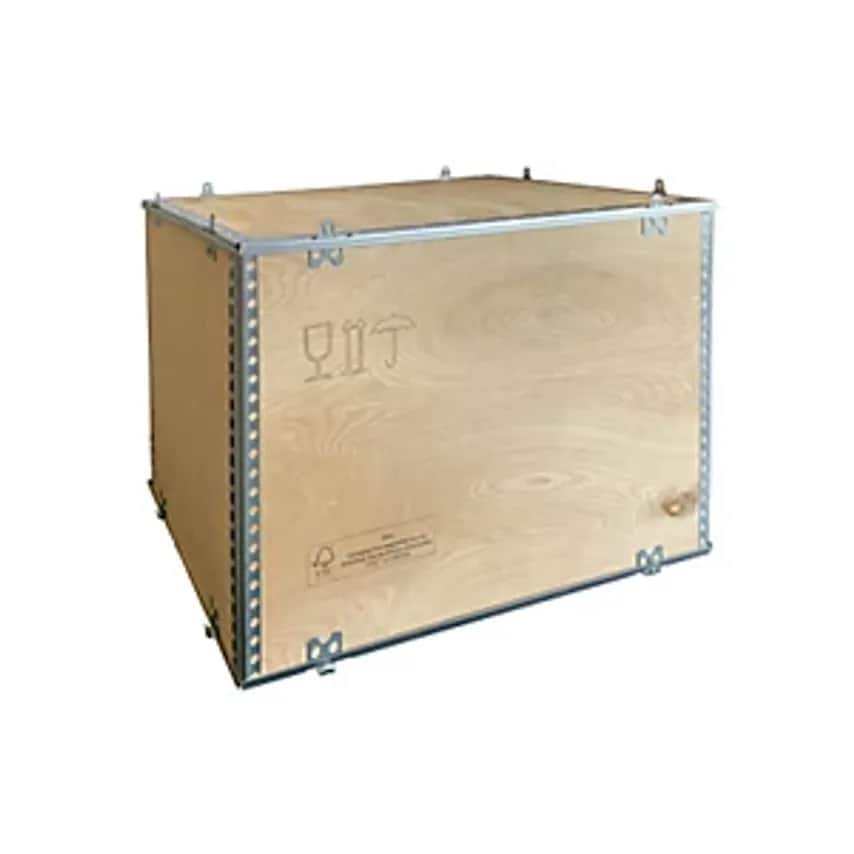 DURBIANO SRL Wooden Folding Box, Standard, LxWxH 780 X 580 X 580mm