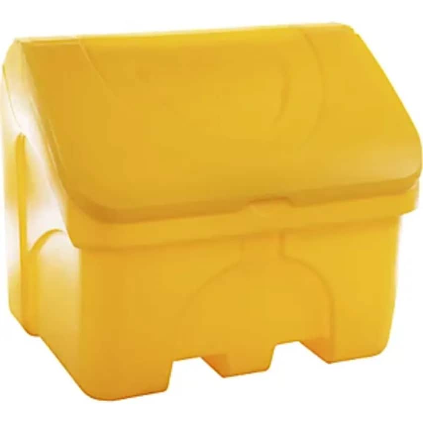 EUROKRAFTpro Storage And Grit Container, Capacity 400 L, Yellow