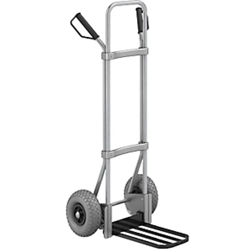 EUROKRAFTpro Sack Truck, Zinc Plated, Parcel Footplate WxD 430 X 250m- you get 2