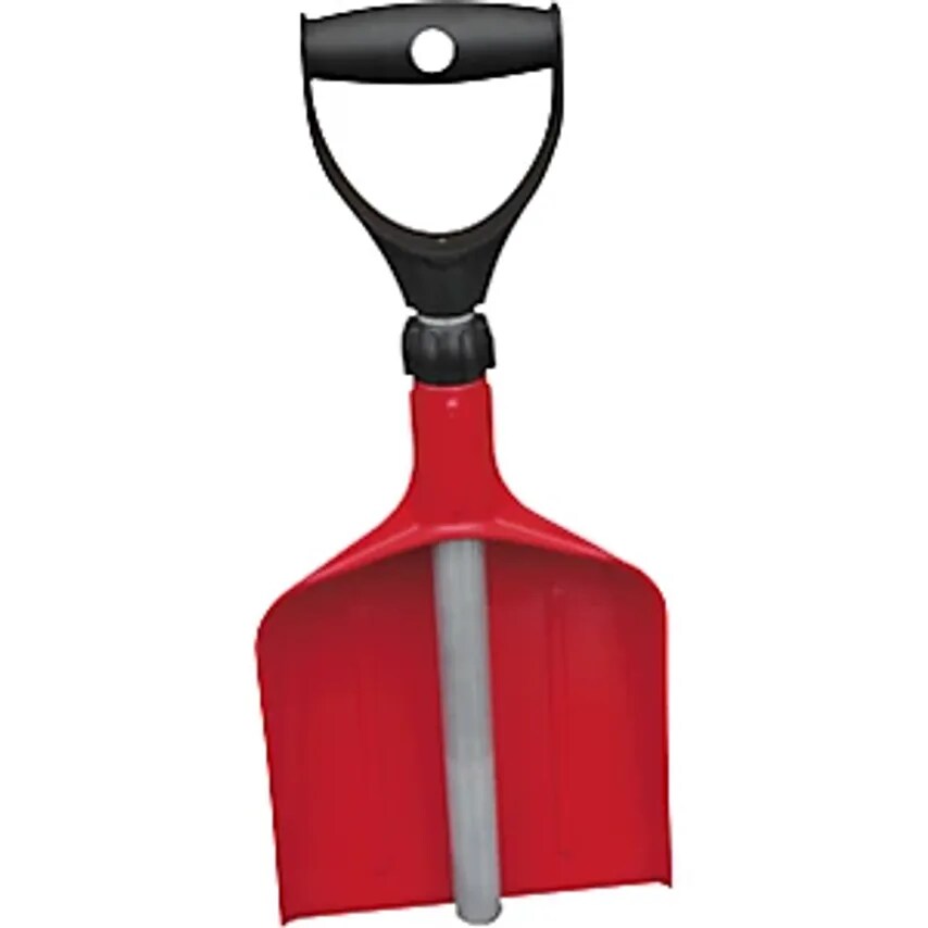 EUROKRAFTpro Telescopic Hand Shovel, Length 100mm, Red- you get 2