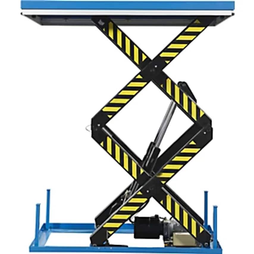 GESUTRA Double Scissor Lift Platform, Stationary, Max. Load 4000 Kg, Operating V