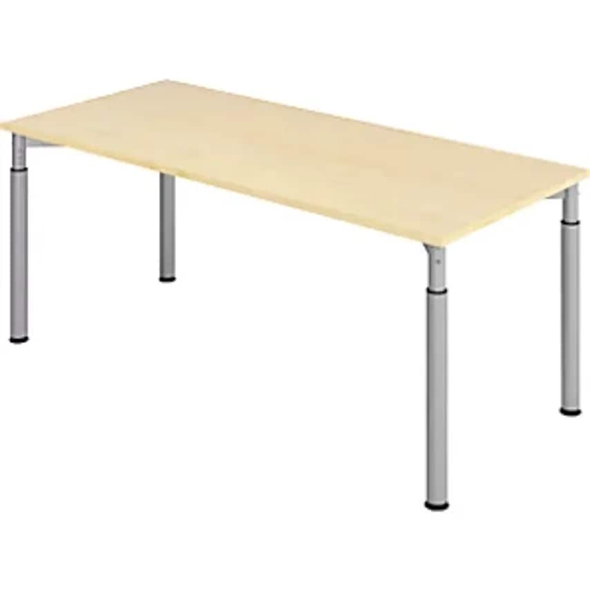 HAMMERBACHER VERA-ZWO - Desk With 4-legged Frame - Height Adjustable - WxD 1800