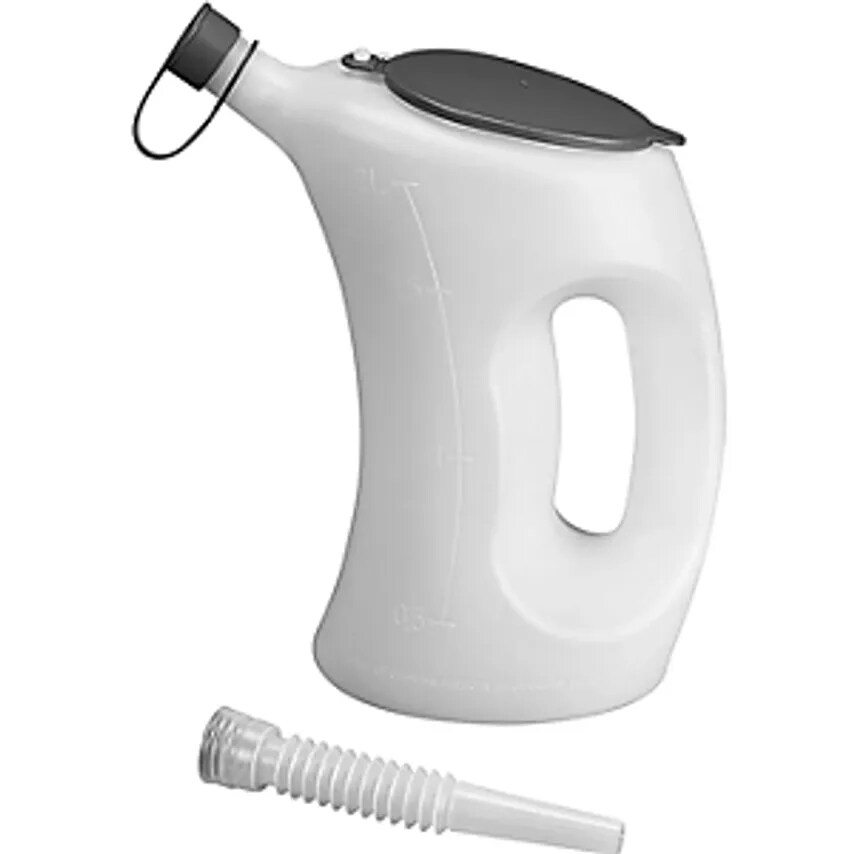 PRESSOL Schmiergerte Measuring Cup, PE White, Pack of 6, 2 L- you get 5