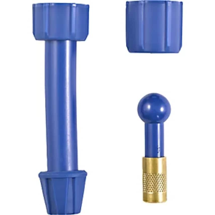 PRESSOL Schmiergerte Set of Nozzles, For Mineral Oils, Brass/Blue- you get 8