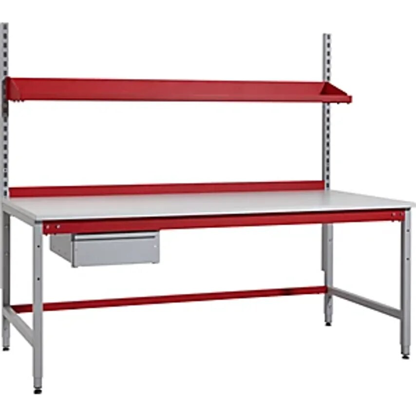 Aldipro-Systems PROFI Packing Station, With Top Shelf, Rear Panel And Drawer, Hx