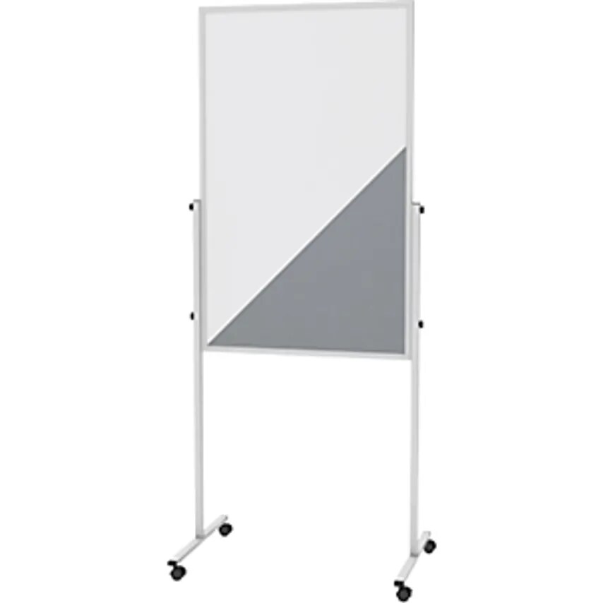 Maul MAULsolid Presentation Board, Whiteboard/Grey Felt, Board HxW 1200 X 750mm