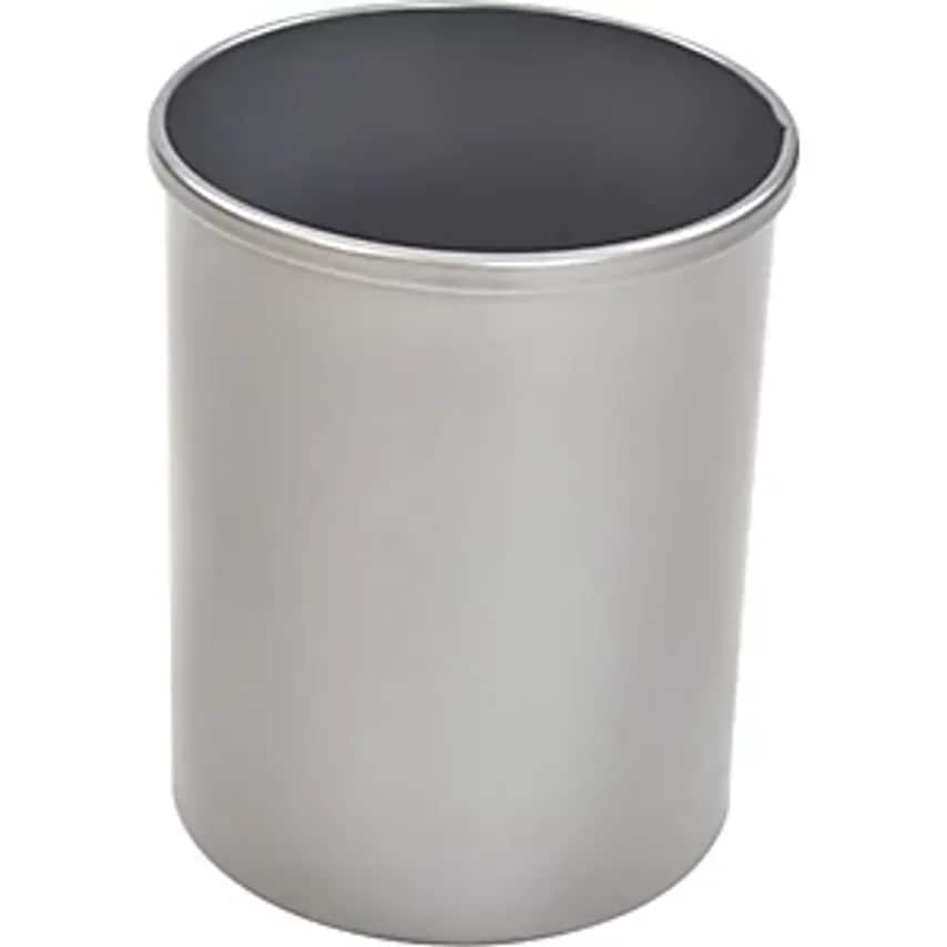 VEPA BINS Waste Paper Bin, Metal, Round, Capacity 15 L, Hx309 X 255m- you get 10
