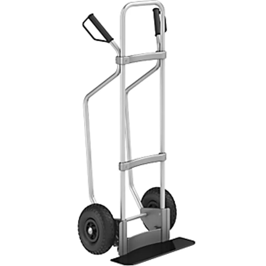 EUROKRAFTpro Aluminium Sack Truck With Runners, Footplate WxD 450 X 1- you get 2