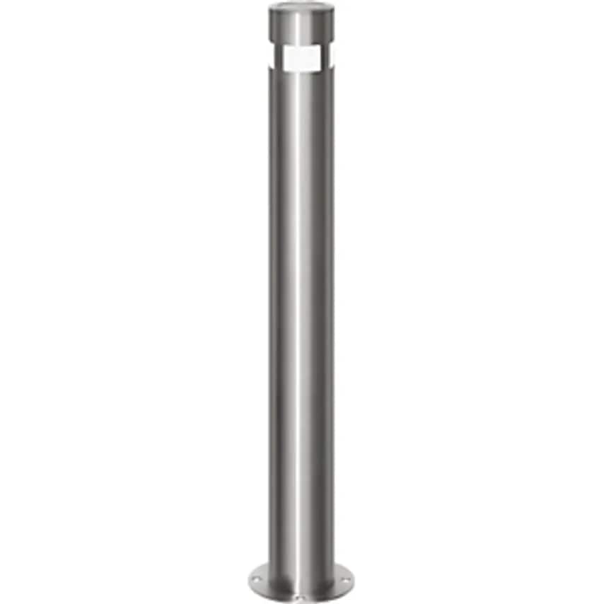 URBANUS Stainless Steel Barrier Post, 102mm, With Solar Lamp Head, For Bolting I