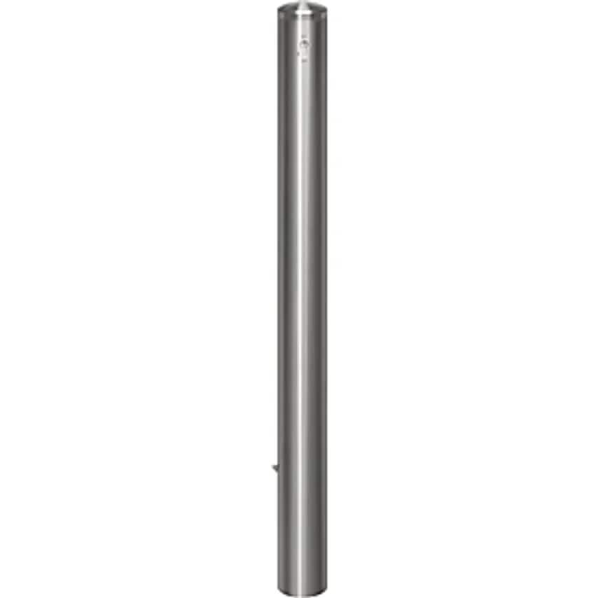 URBANUS Stainless Steel Barrier Post - With End Cap - 102mm, Profile Cylinder