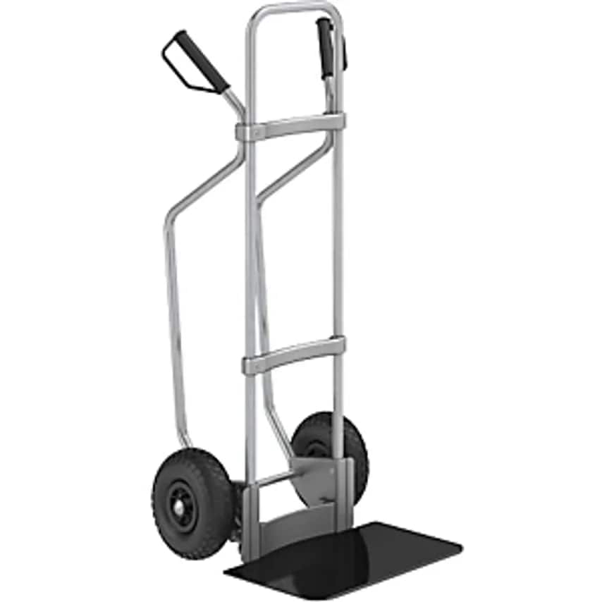 EUROKRAFTpro Sack Truck With Runners, Zinc Plated, Footplate WxD 450 - you get 5