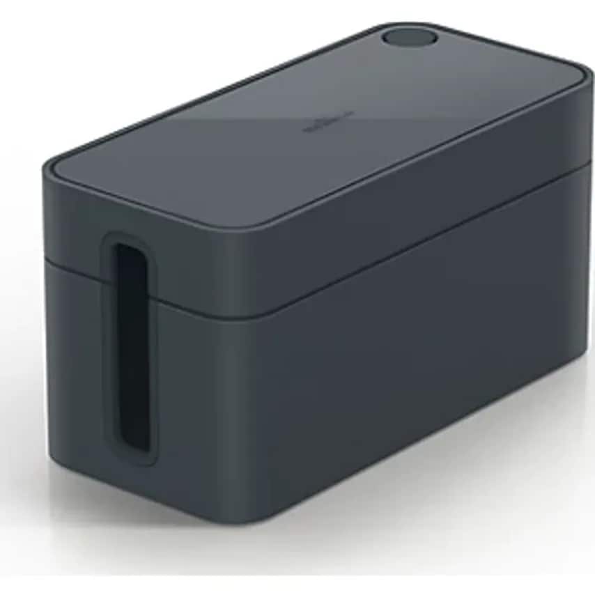 Durable CAVOLINE BOX S Cable Box, WxHxD 246 X 116 X 128mm, Pack Of 2, Graphite