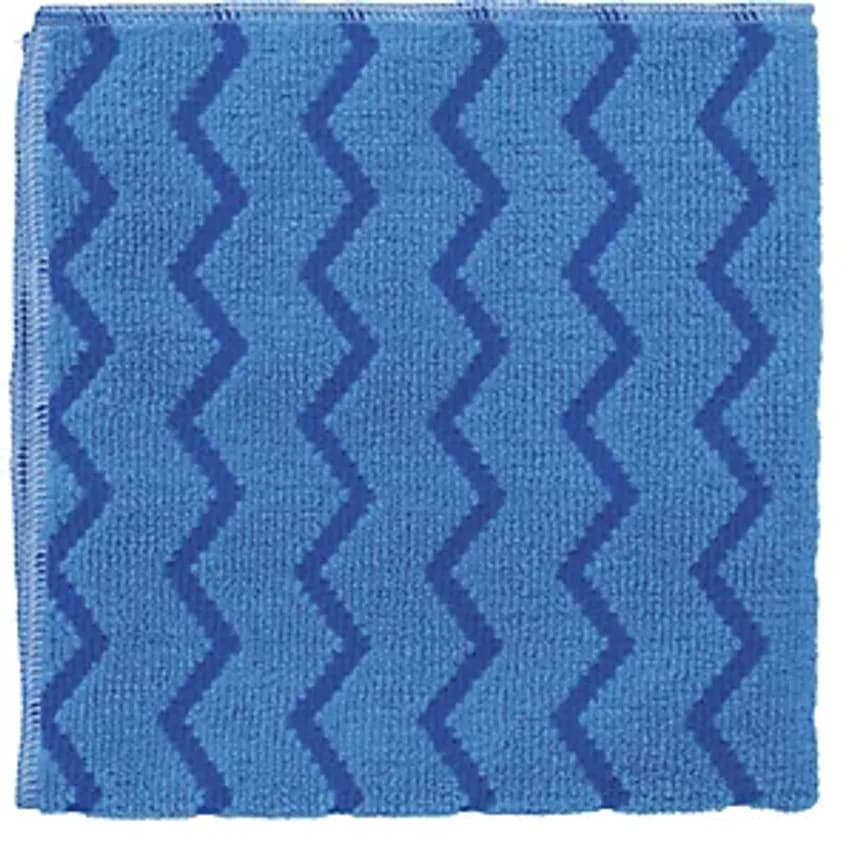 HYGEN Microfibre Cloths, Pack Of 12, 406 X 406mm, Blue