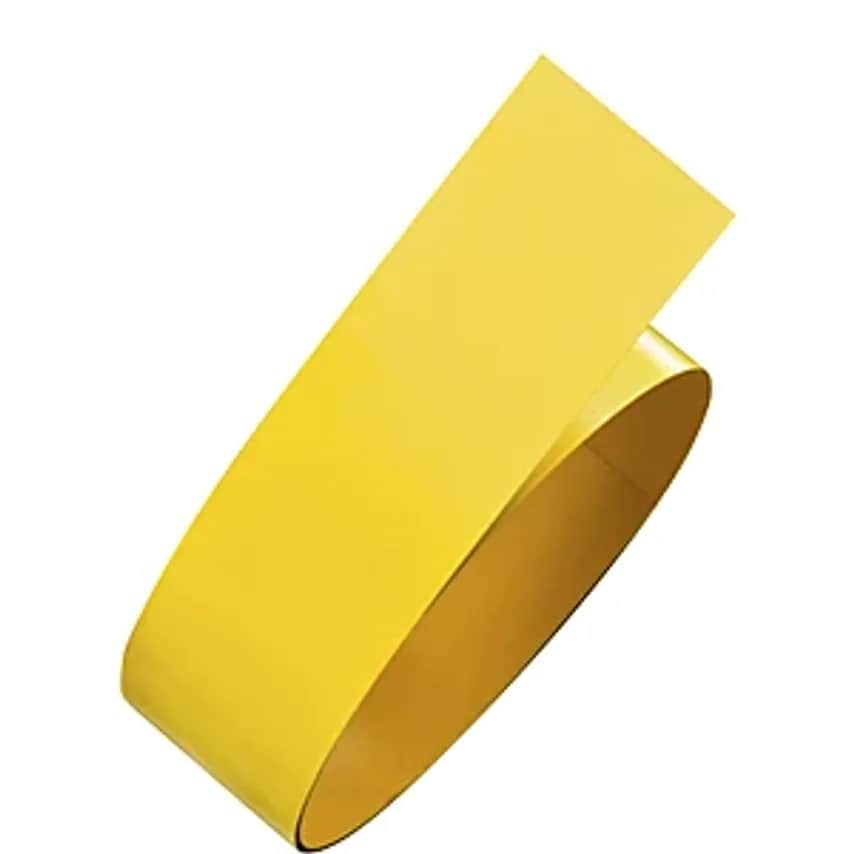 Moravia Floor Marking Tape Flat-Rolled Steel, Width 75mm, Roll Length 1.5 M, Yel