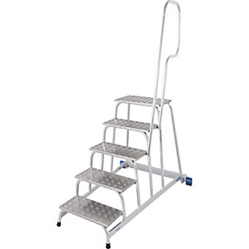KRAUSE-WERK GMBH & CO. KG STABILO Mobile Machine Steps, 2 Fixed Castors, Hand Ra