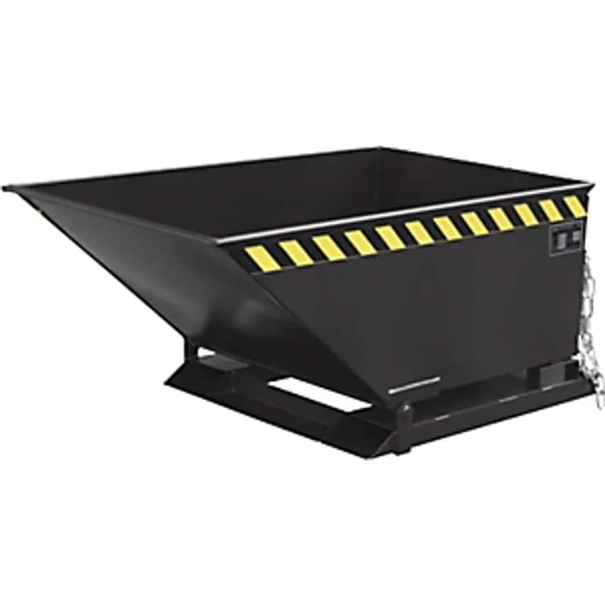 EUROKRAFTpro Tilting Skip With Tilting Mechanism, Low Construction, Capacity 0.4