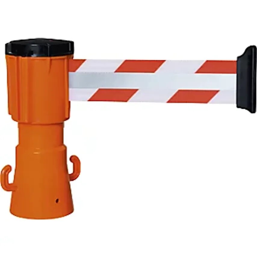 Cone Belt, Red/White With Reflective Stripes, 3 M, Height 200mm