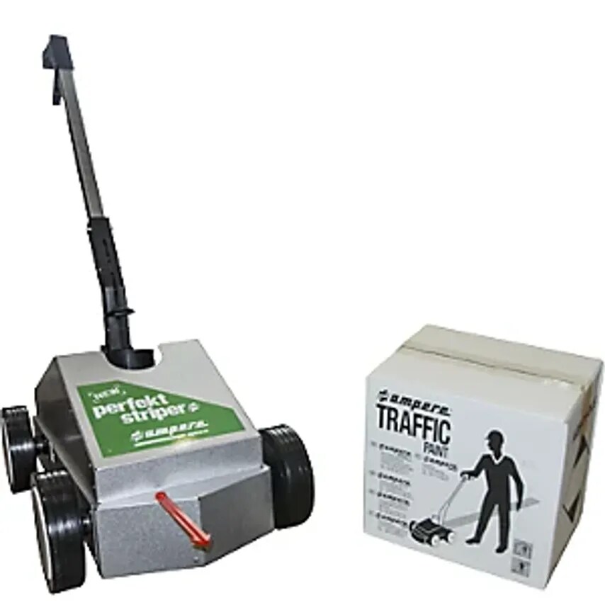 AMPERE DEUTSCHLAND GMBH Ground Marking Paint Set, Marking Trolley With 12 Cans O