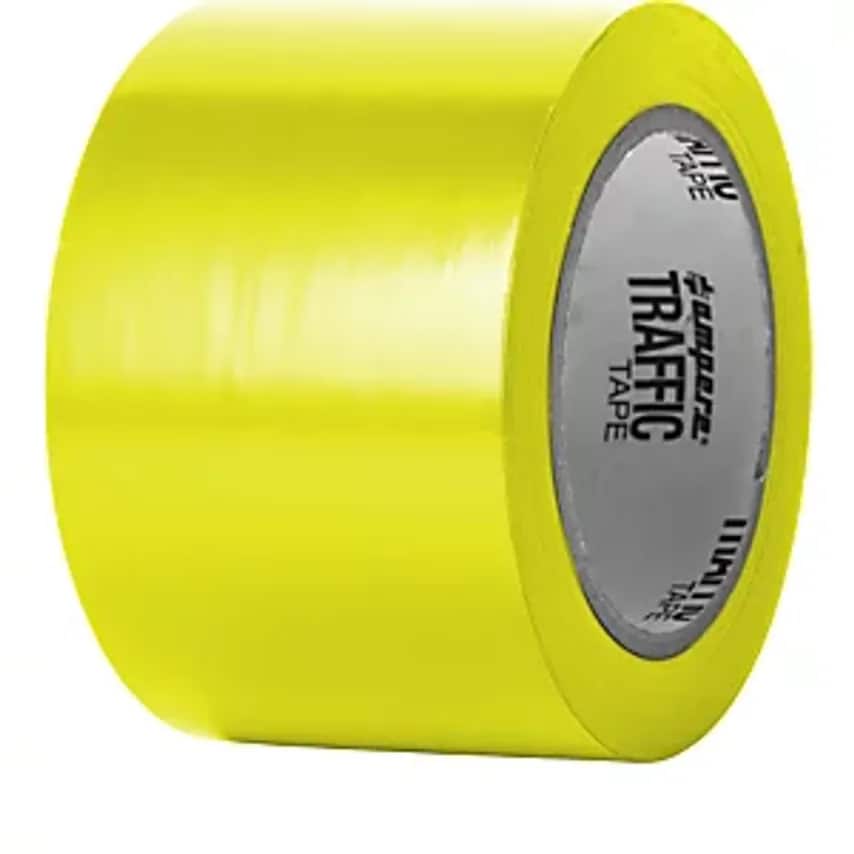 AMPERE DEUTSCHLAND GMBH Floor Marking Tape, Width 75mm, Yellow