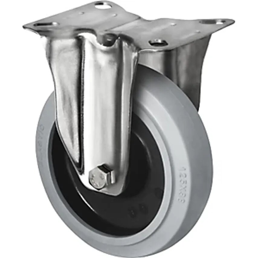 CASCOO Europe GmbH Elastic Tyre On Nylon Rim - Stainless Steel Housing - Wheel X