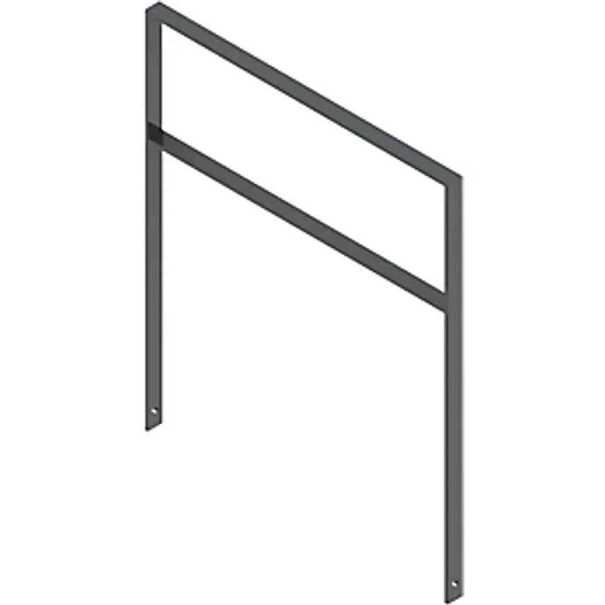 SCHAKE Bicycle Parking Rail - Hot Dip Galvanised - WxD 1000 X 50mm