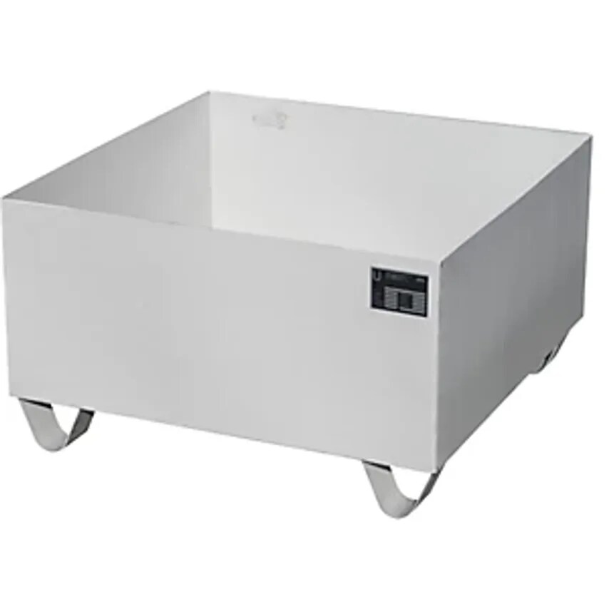 EUROKRAFTpro Stainless Steel Sump Tray, For 200 L Drums, 1 Drum, LxWx- you get 3