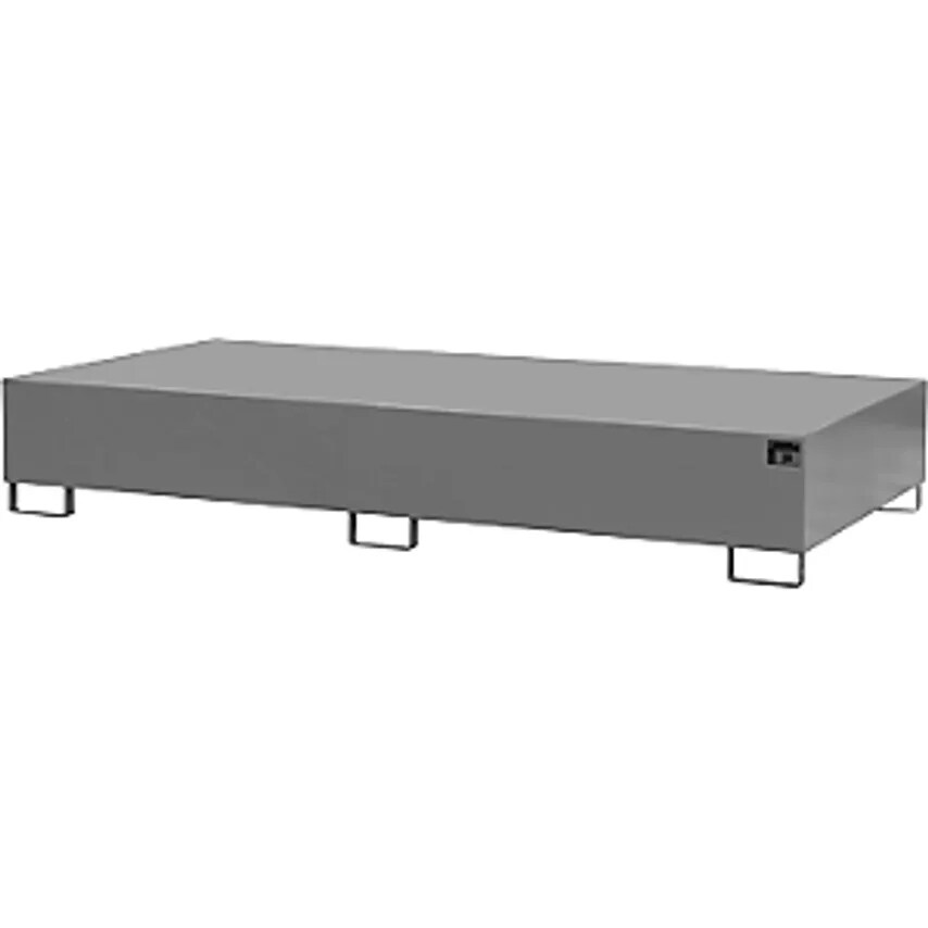 EUROKRAFTpro Stainless Steel Sump Tray - For Liquid Storage Container - 2 IBC, L