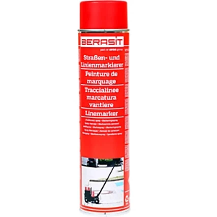 Elried Markierungssysteme Marking Paint, Contents 600 Ml, Pack Of 12 Cans, Red
